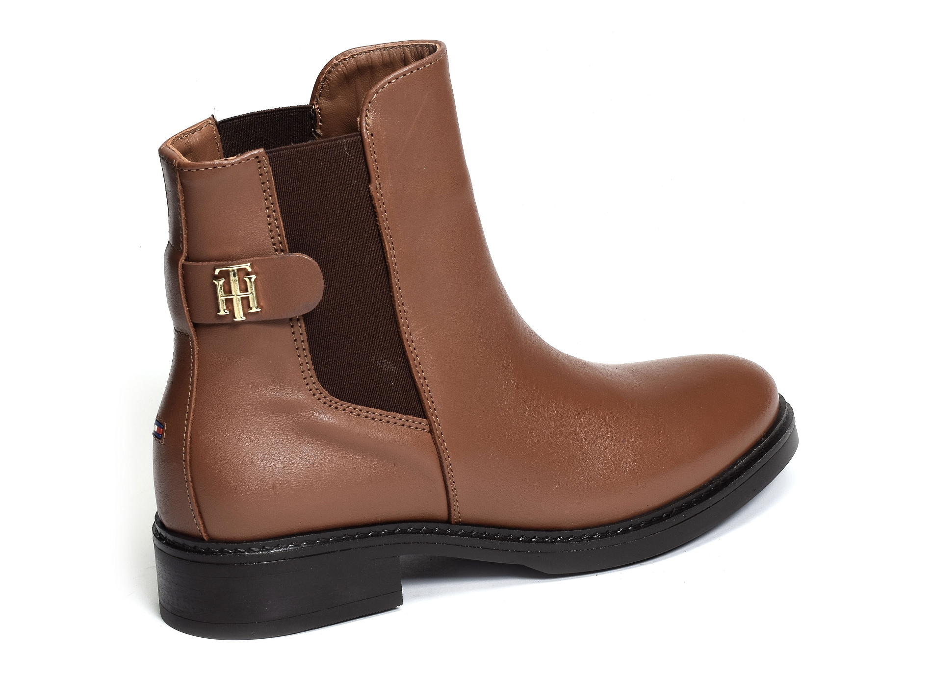 Th leather flat boot 6749 camel