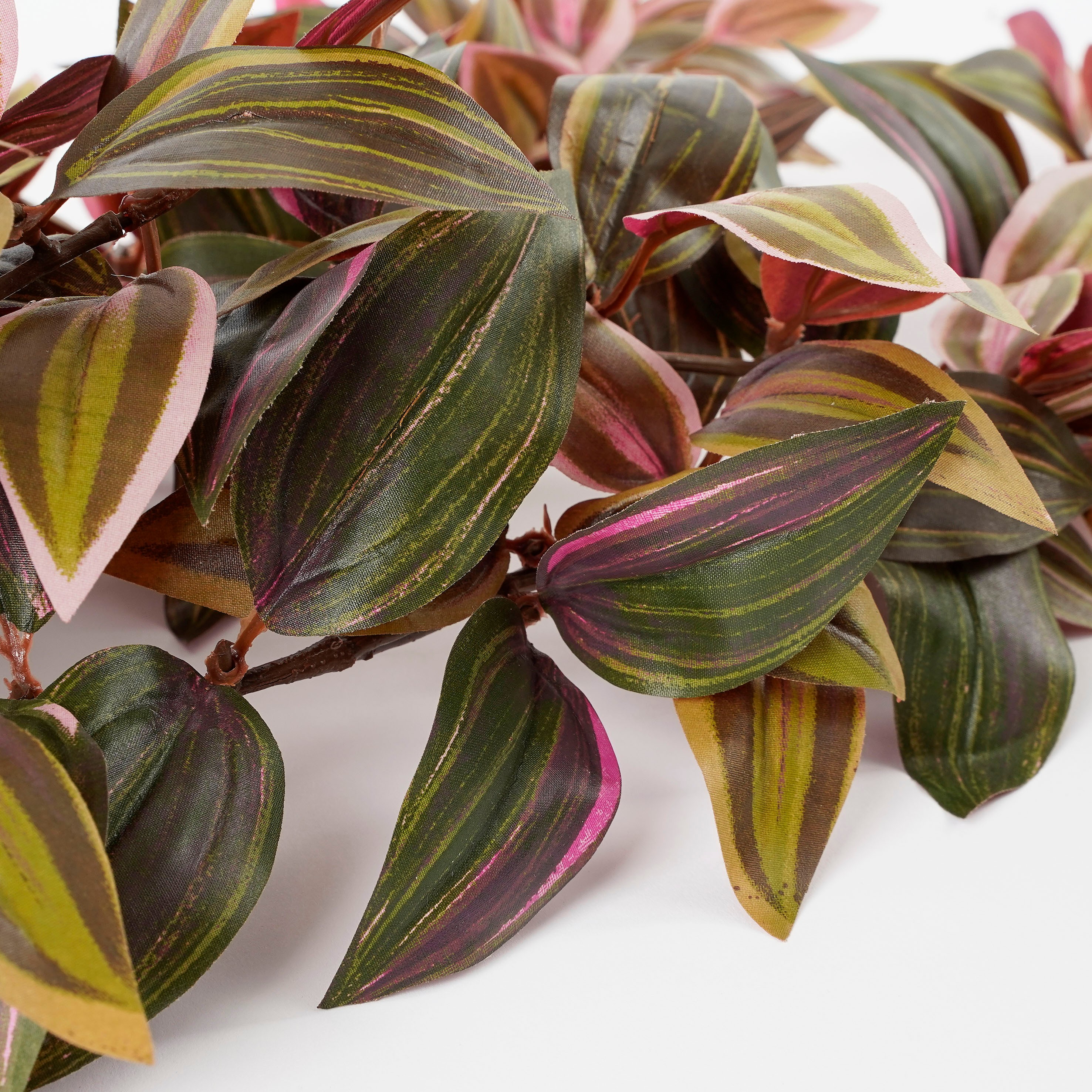 Mica decorations - tradescantia artificielle bordeaux h54