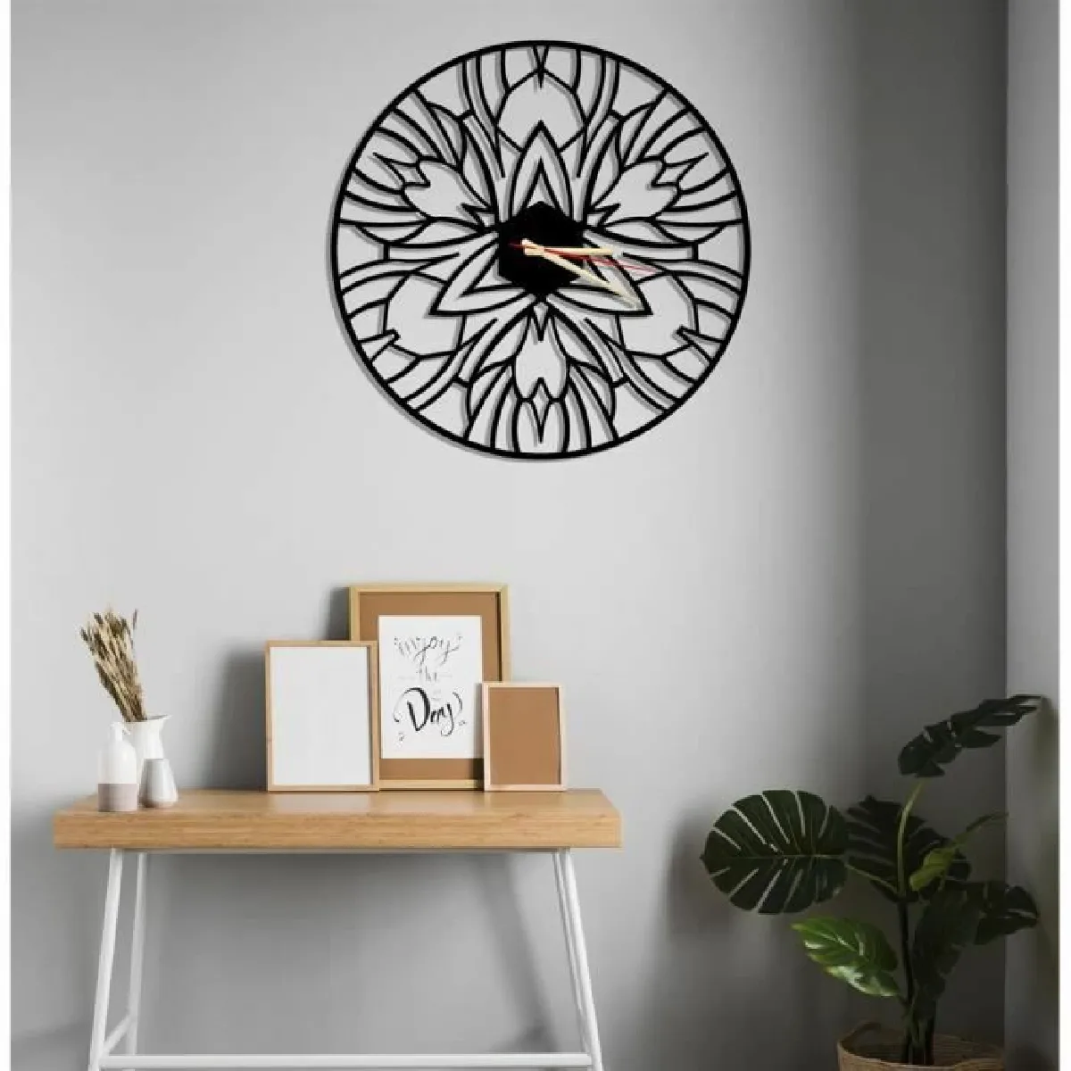 DEKORY Marrakesh Horloge Murale Vintage - 50 cm