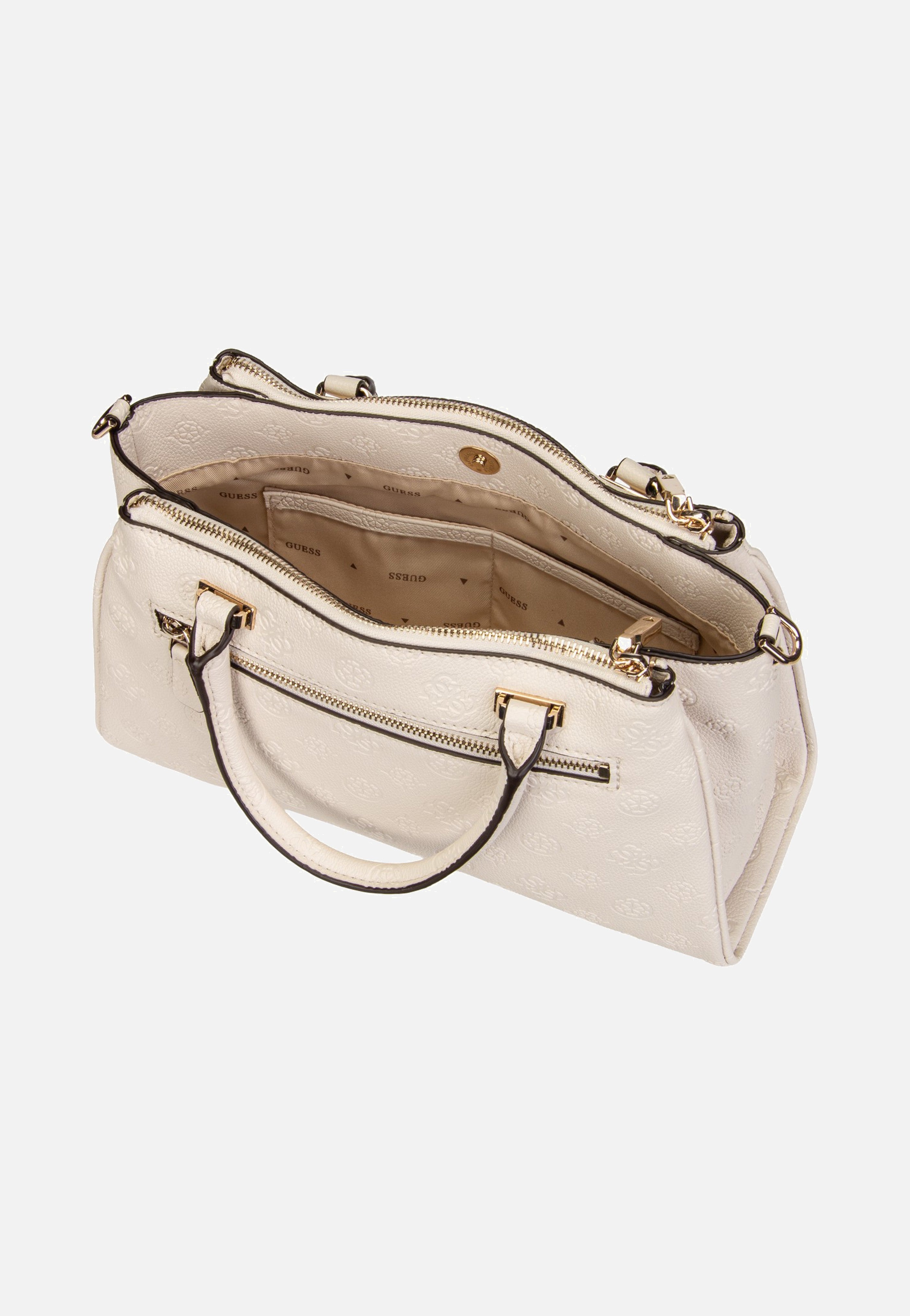 Anise Triple Comp Satchel Stone Logo - Satchel
