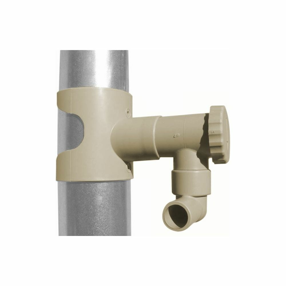 Récupérateur d'eau pour gouttière circulaire lot de 2