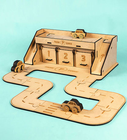 Crateit Kreatives Spielset - Crateit Stadt - Holz - Packplatz -