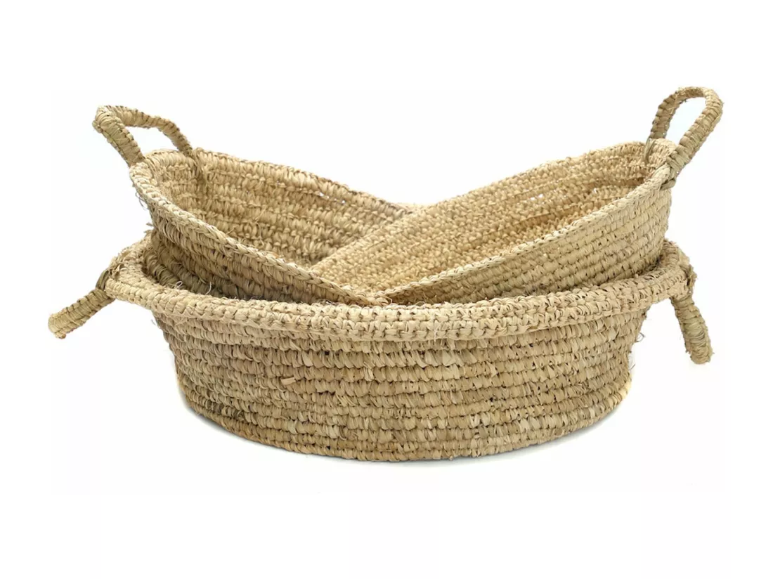 Panier Raffia Trays