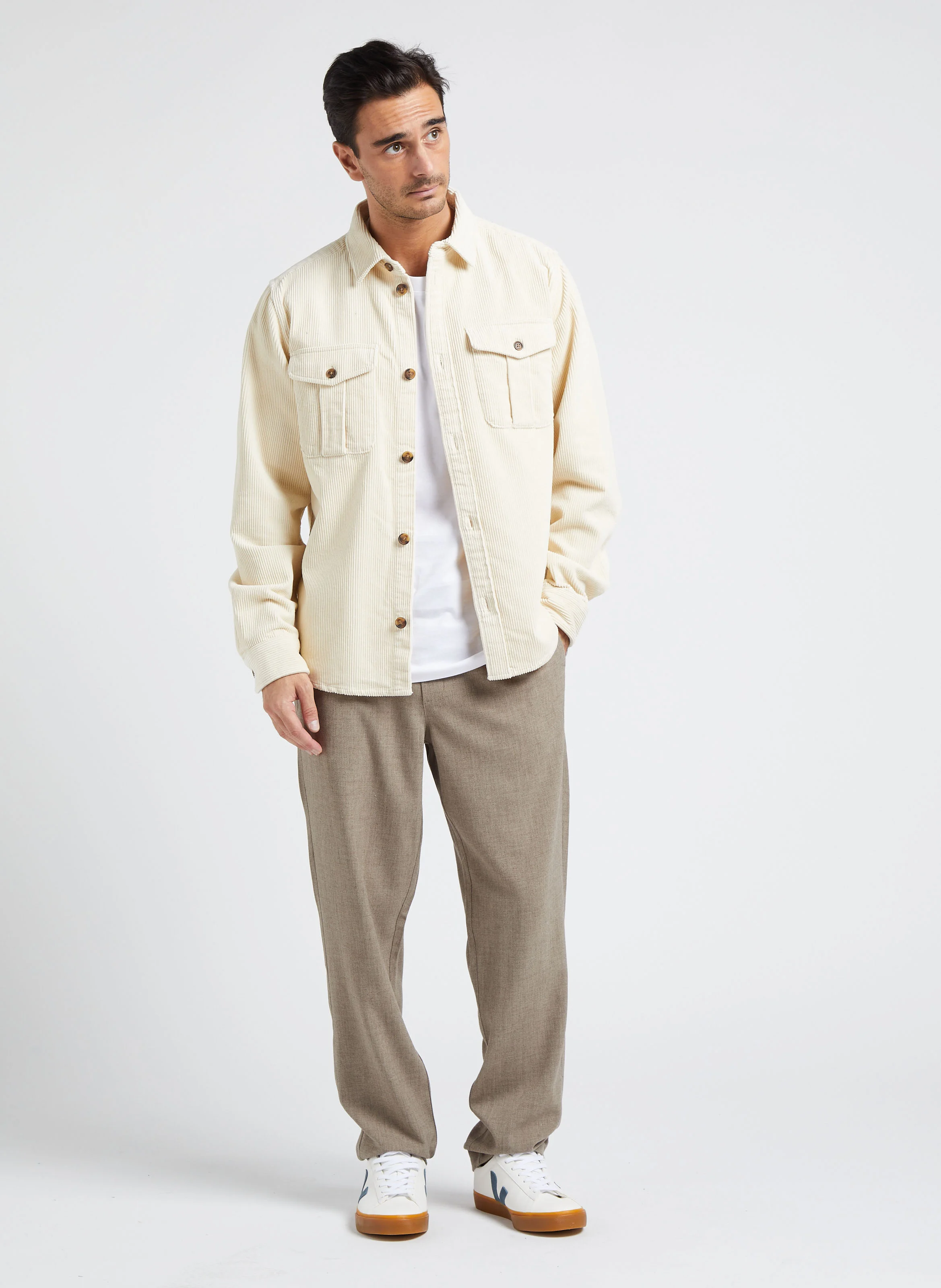 PATRICK - Pantalon droit| Beige