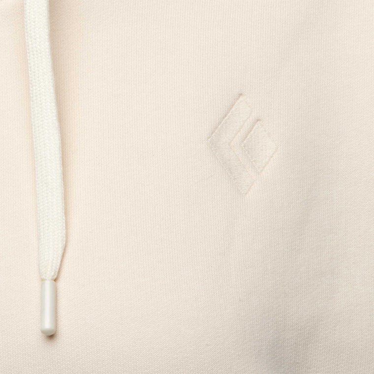 Black Diamond W Crop Po Hoody Off White
