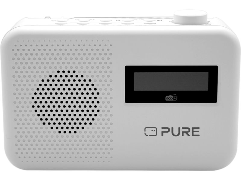 Pure DAB  Radio Elan One2 Weiss Portables DAB /FM-Radio mit Bluetooth 5.1 für den täglichen Gebrauch