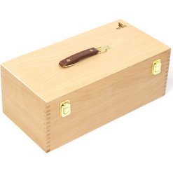 Boîte à ustensiles d'artiste, 2 niveaux, hêtre