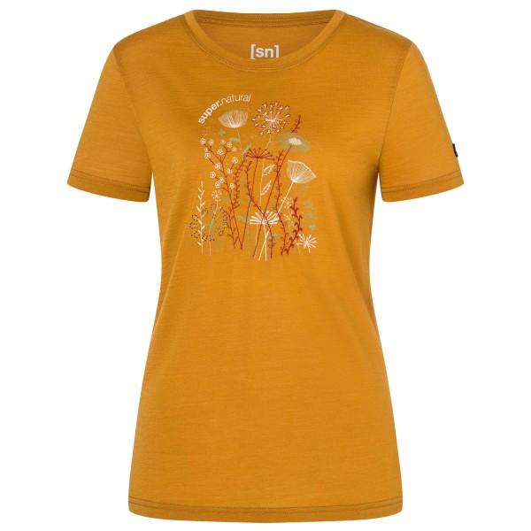 super.natural - Women's Rock Flowers Tee - Haut en mérinos