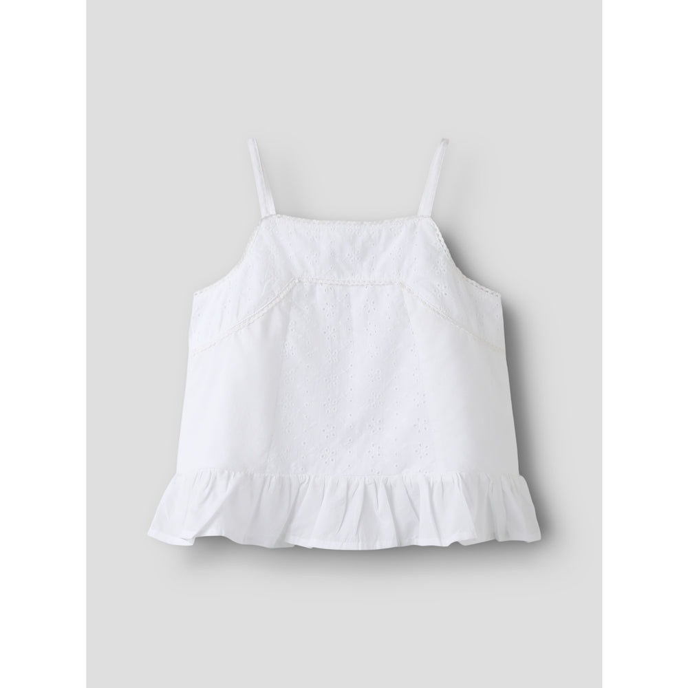 Køb Name It Bright White Nkfhermala Strop Top