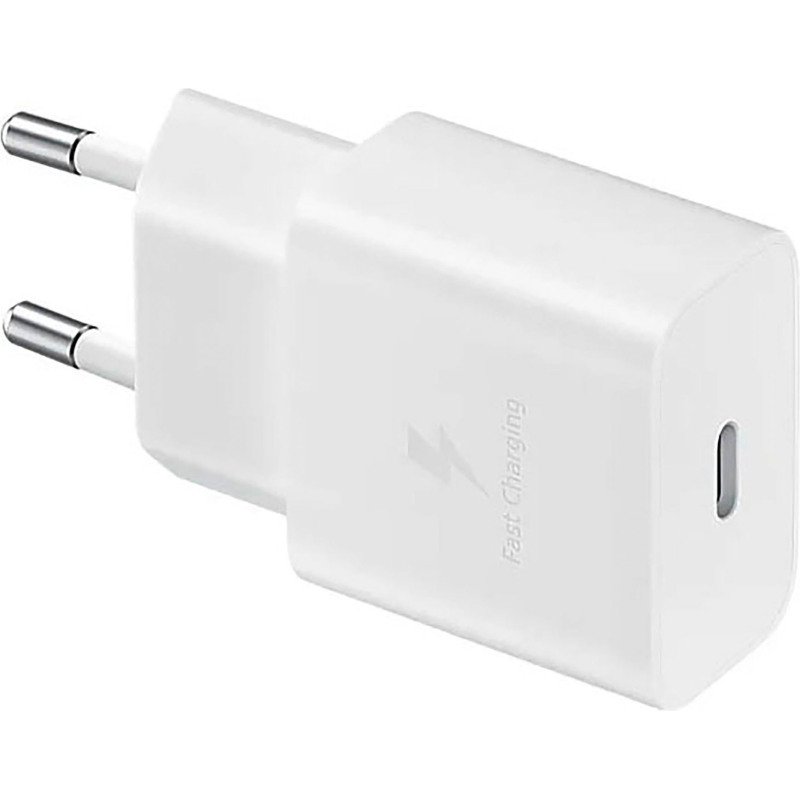 Chargeur secteur 15W USB C Samsung EP-T1510XWEGEU sans câble