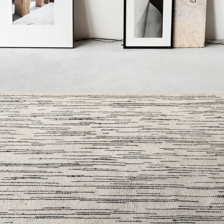 nanimarquina - Doblecara 4 Wollteppich, wendbar, 200 x 300 cm, beige