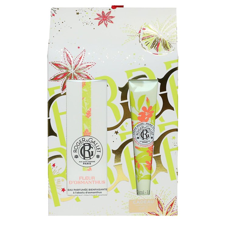 Coffret Fleur d'Osmanthus rituel parfumé 30ml + crème mains offerte