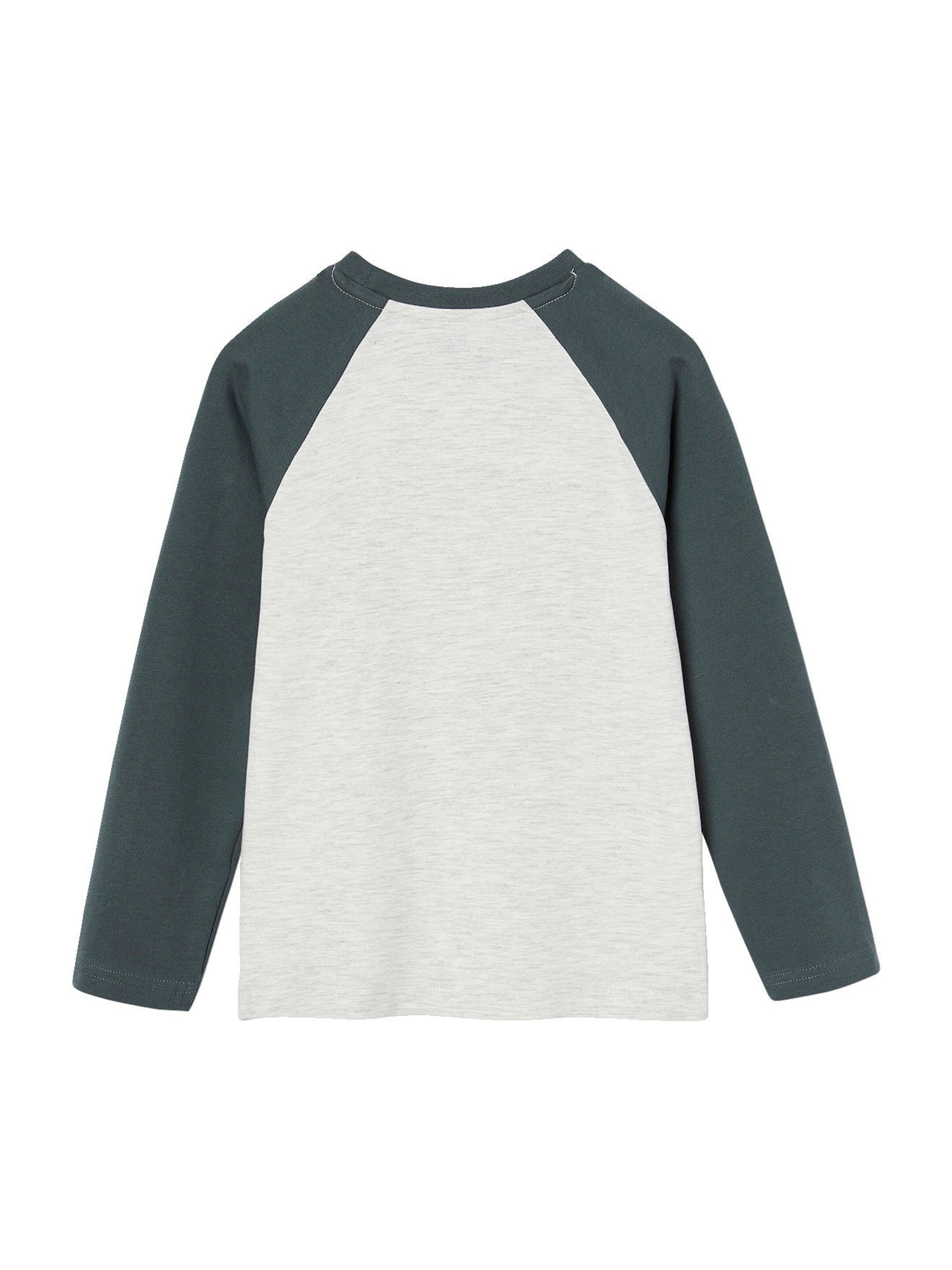 Vertbaudet Jungen Shirt, Raglanärmel moosgrün