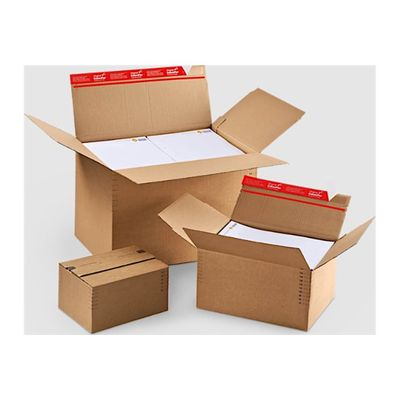 Caisses postales fond auto et hauteur variable - 30.5 cm x 22.8 cm x 7-16 cm- Logisitpack