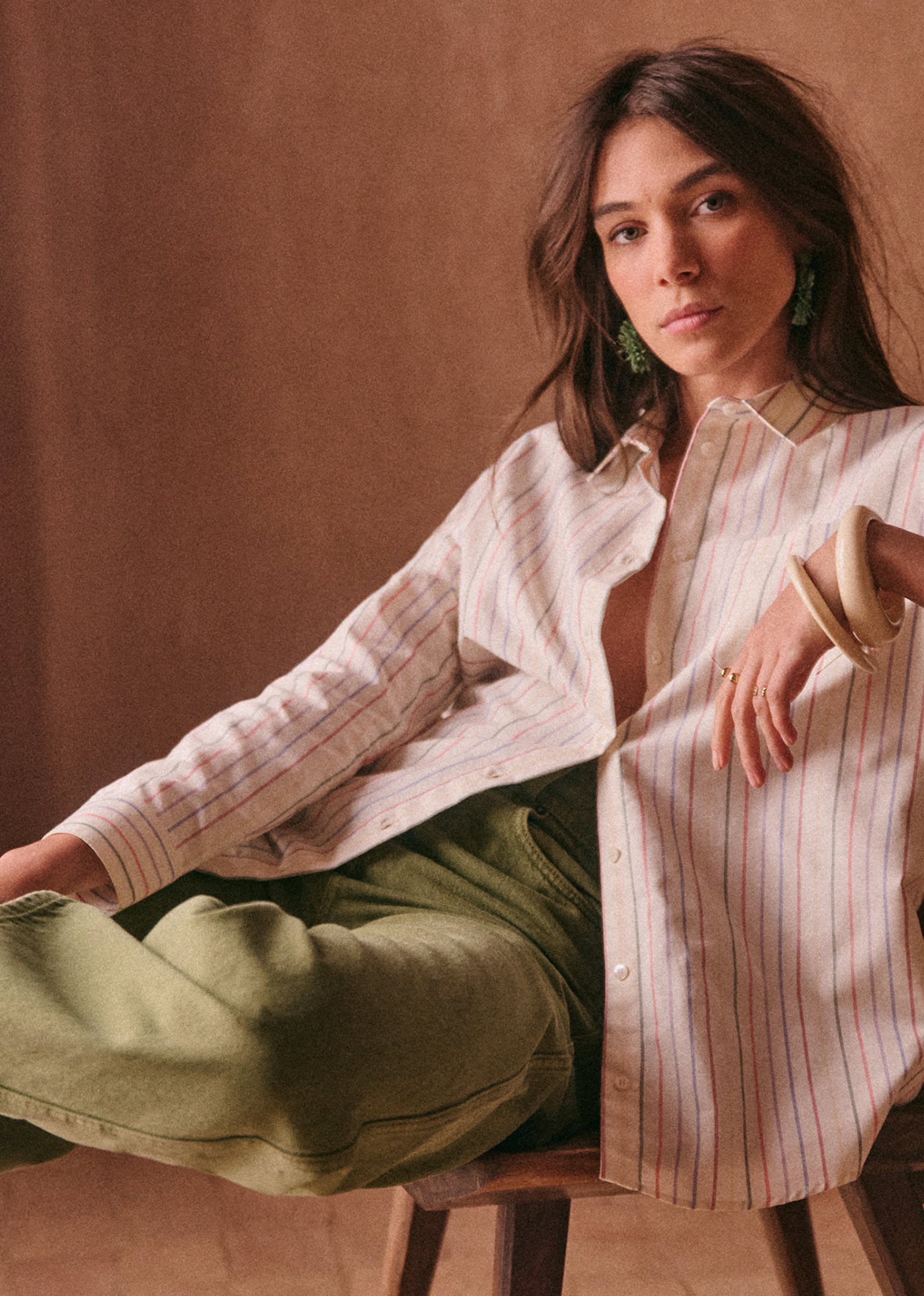Chemise Tomboy - Rayures Multico - E-SHOP/CHEMISES & BLOUSES 5905302