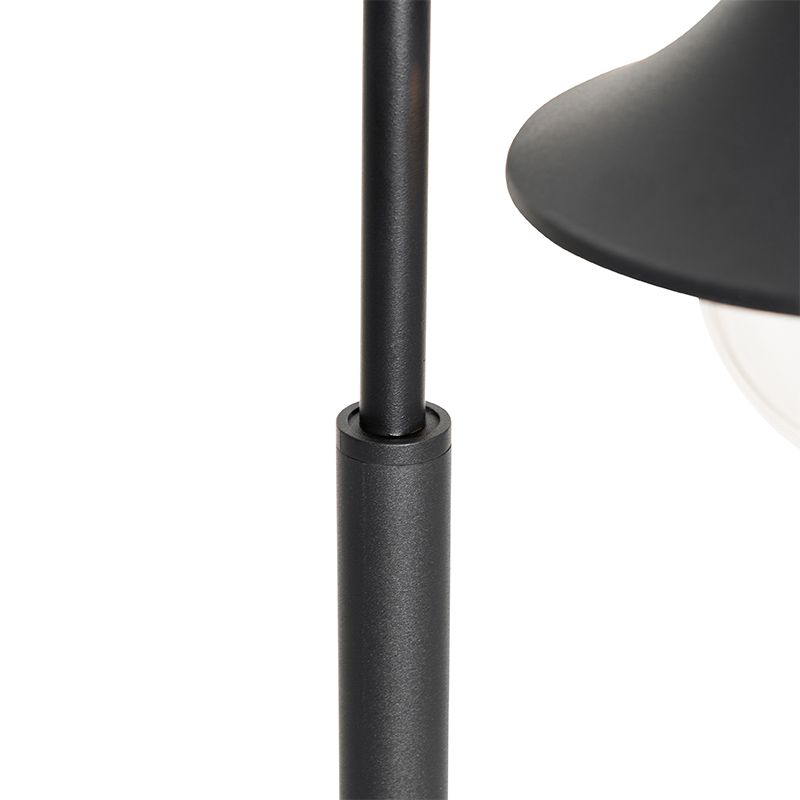 Klassieke buiten lantaarn zwart 125 cm IP44 - Daphne