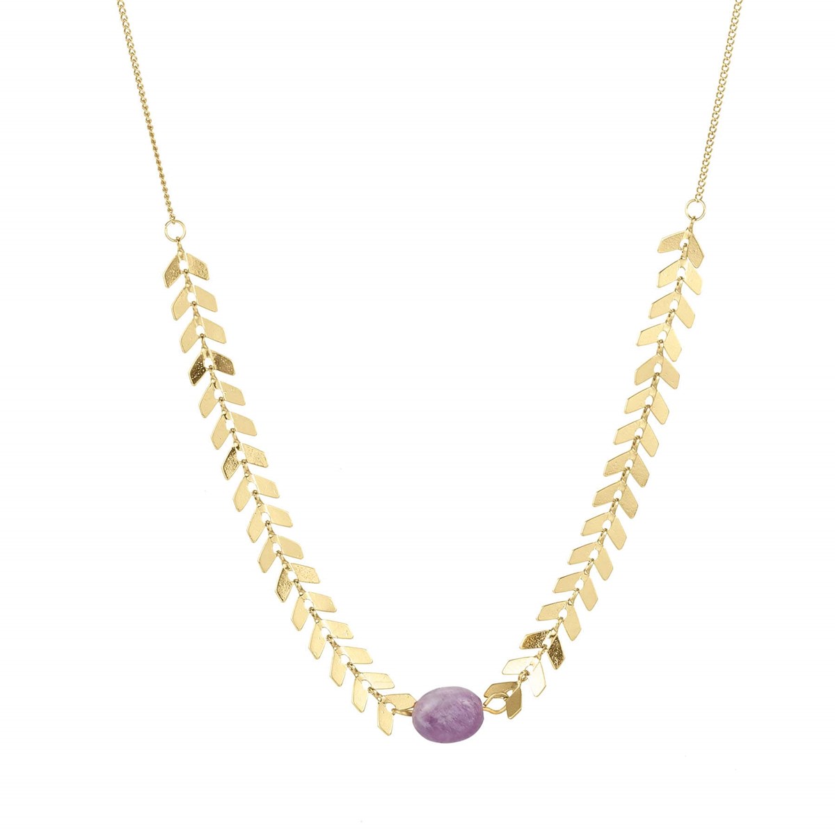 Collier Foro doré Améthyste