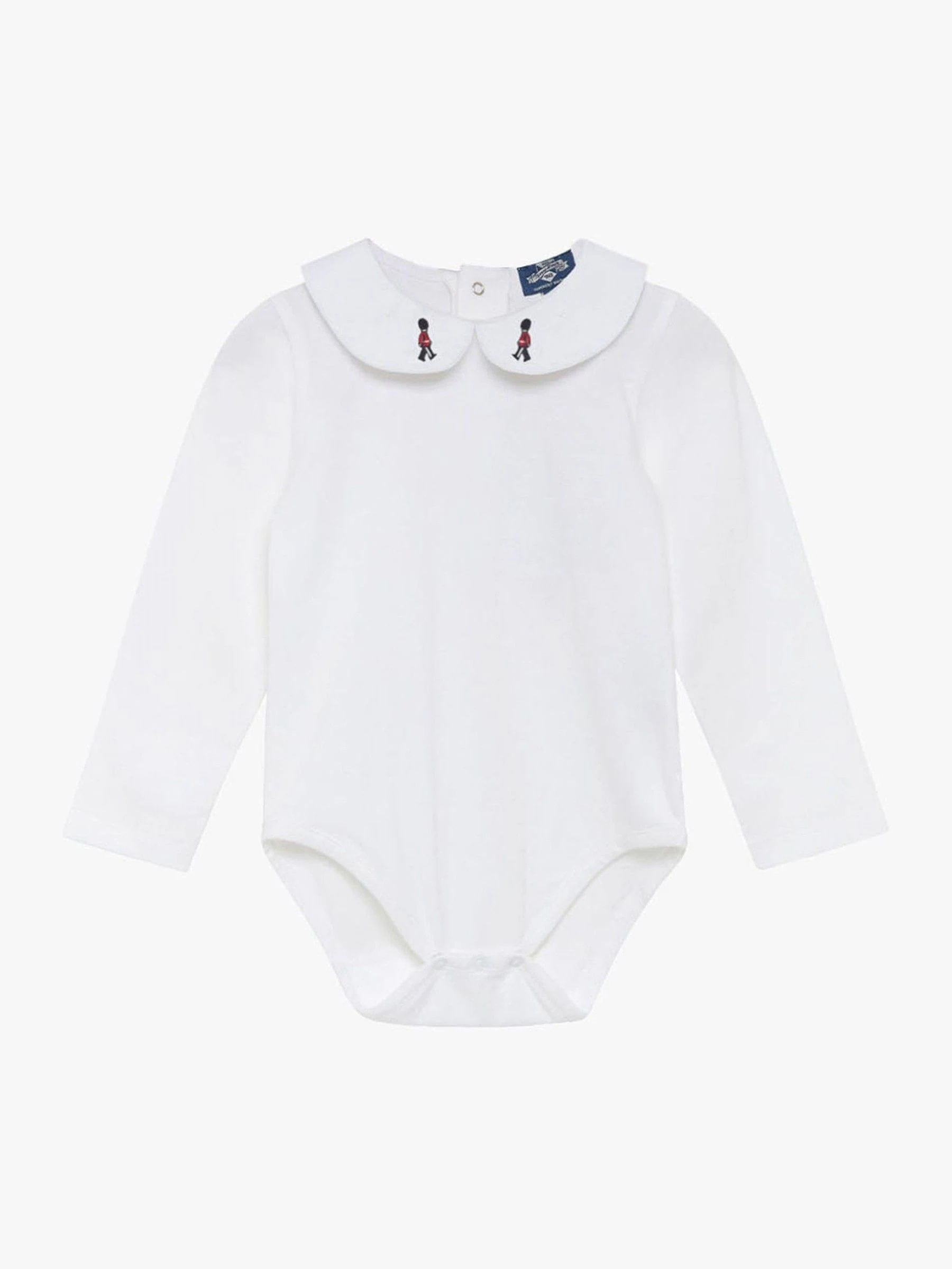 Trotters London Little Milo Guardsman White Bodysuit