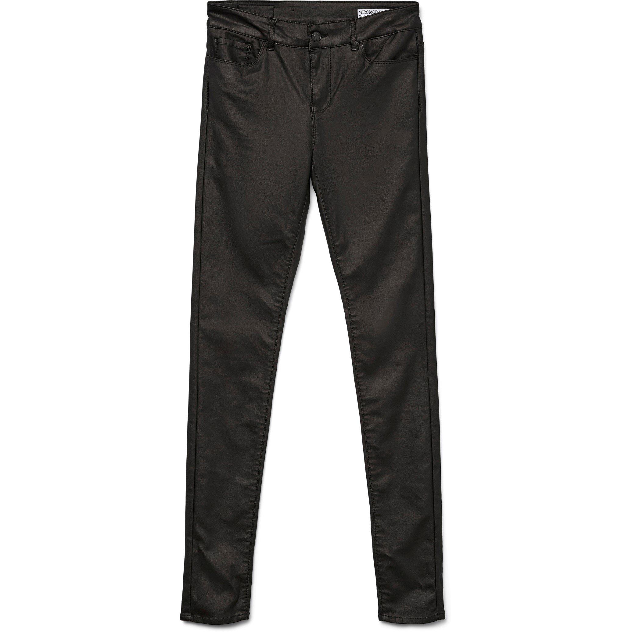 Vero Moda Mid Waist Coated Jeans