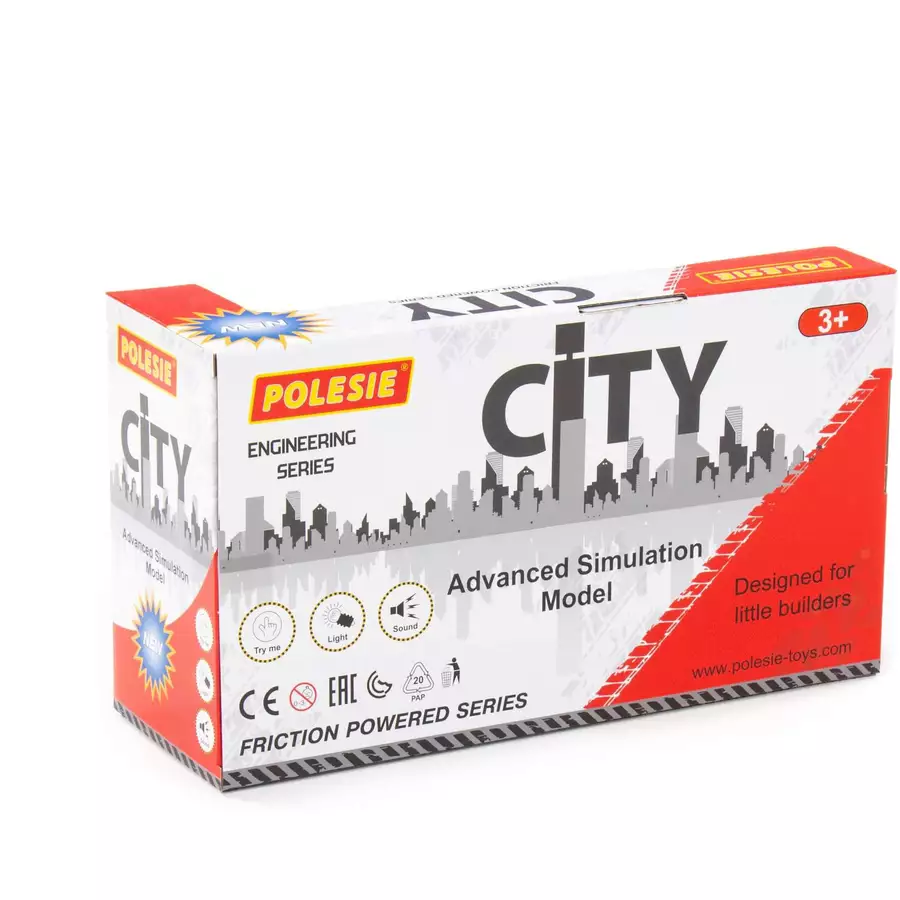 POLESIE® City Feuerwehrauto mit Schwungantrieb (Box)
