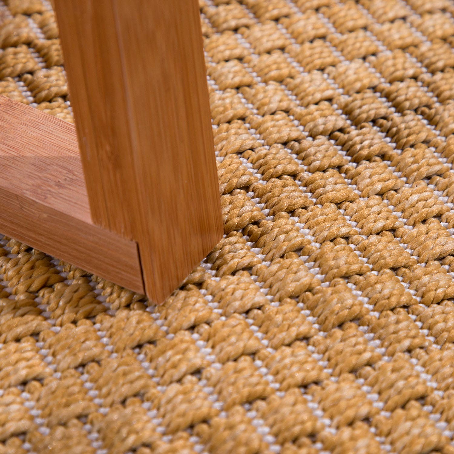 Paco Home Teppich »Timber 125« rechteckig 4 mm Höhe Flachgewebe, Sisal Optik, auch als Läufer, In- und Outdoor geeignet