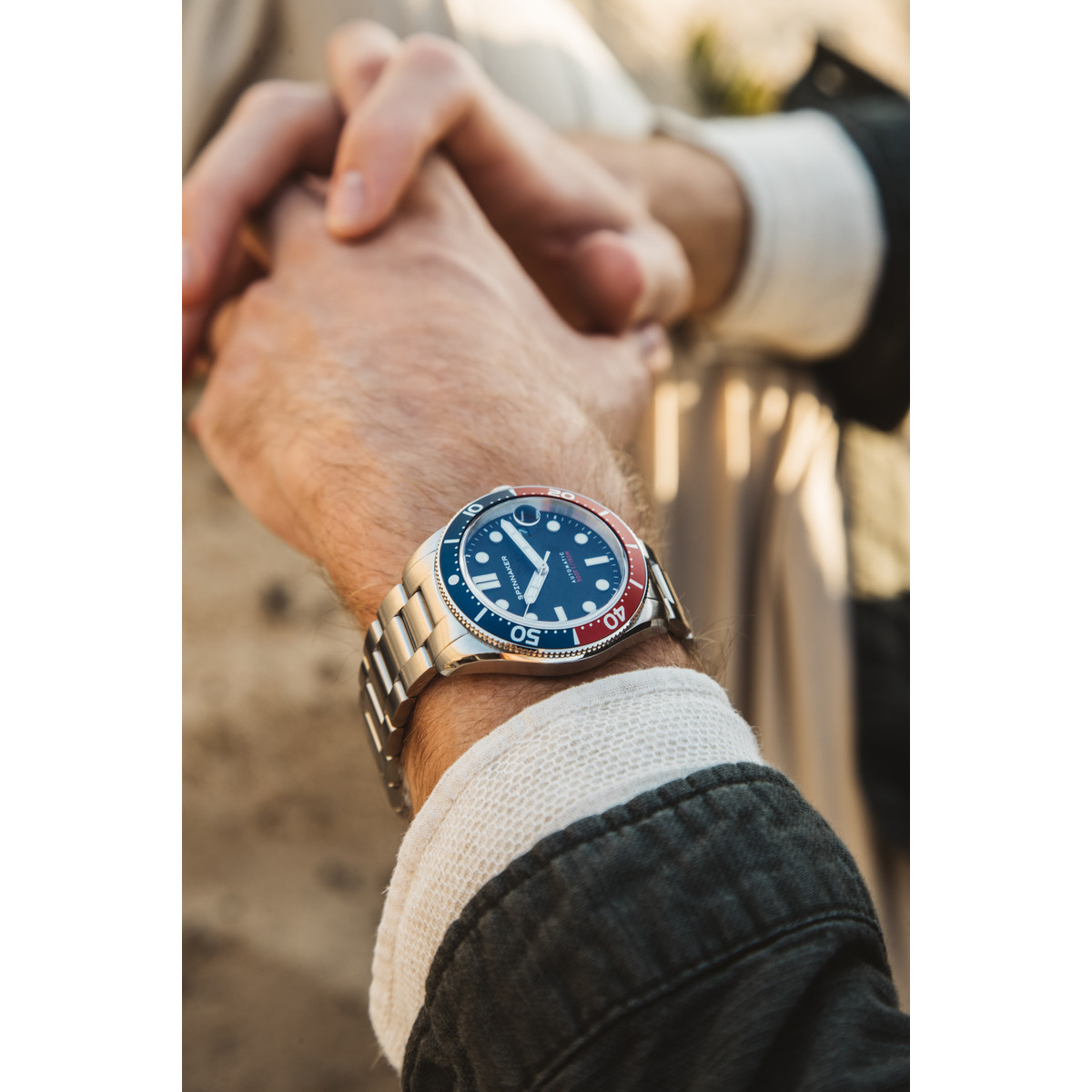 Montre SPINNAKER Croft Mid Size homme automatique bracelet acier argent