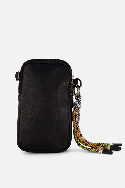 Charm Telefoontasje zwart Synthetisch
