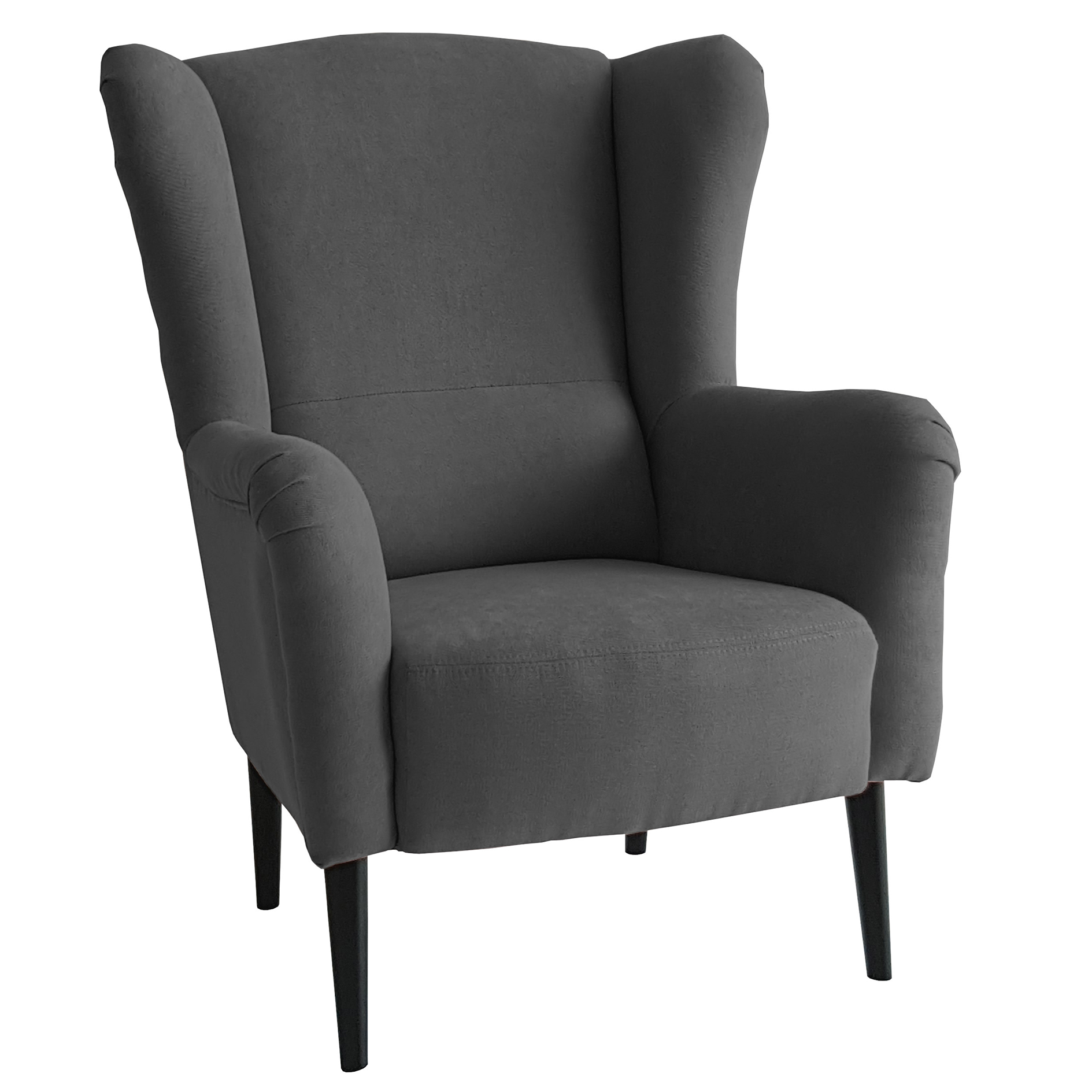 Ohrensessel - graphite - Wellenfederung - Cord