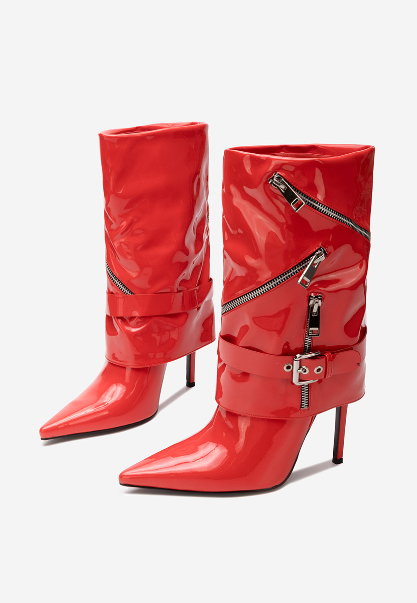 Bottes talons aiguilles rouges Radiancy