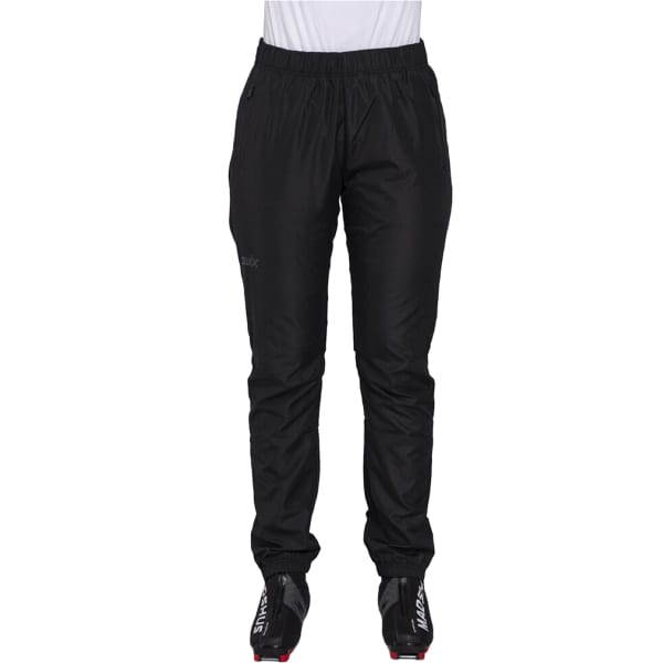 Pantalon ski de fond SWIX INFINITY HYBRID WIND FULL ZIP PANTS W BLACK