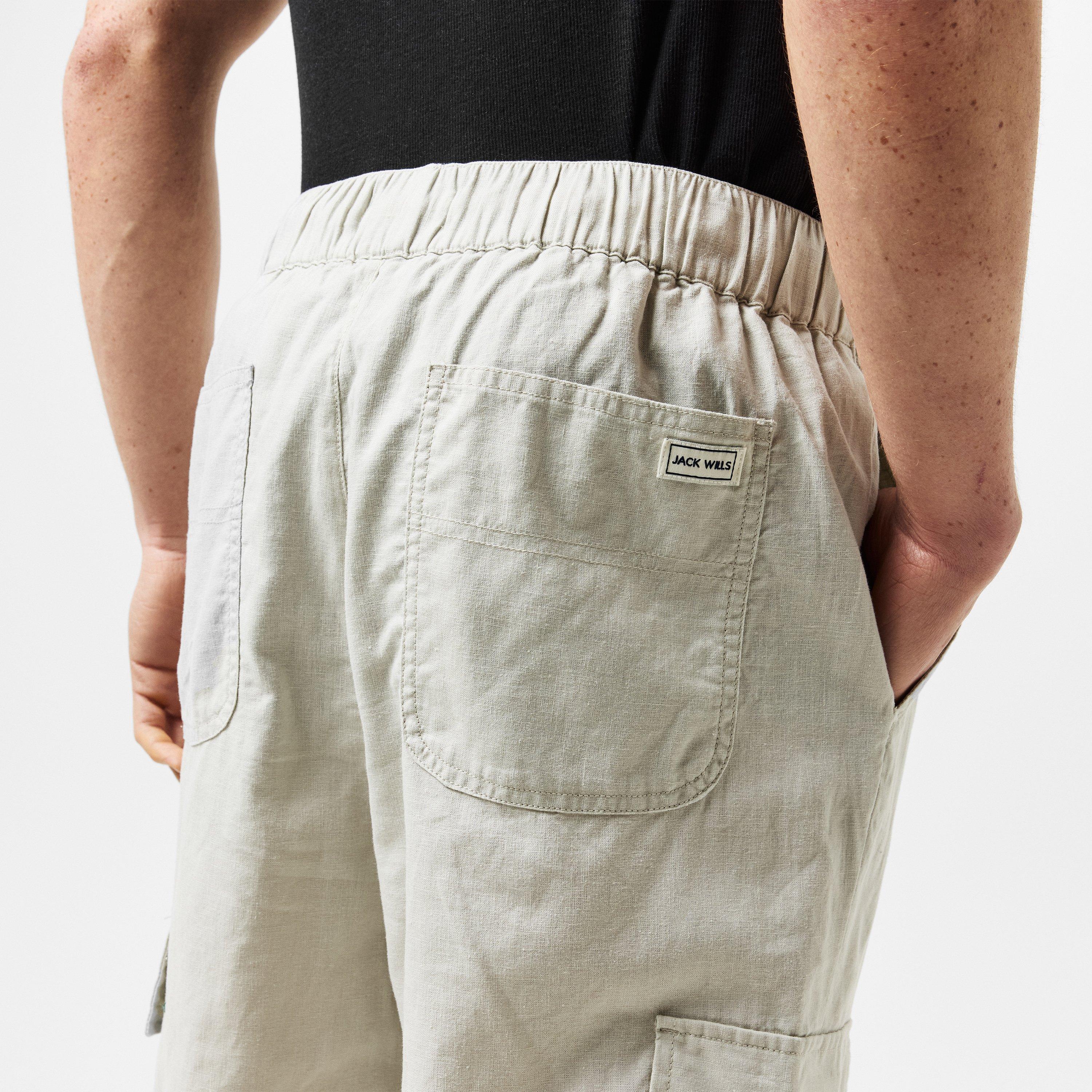 Jack Wills Linen Cargo Trouser