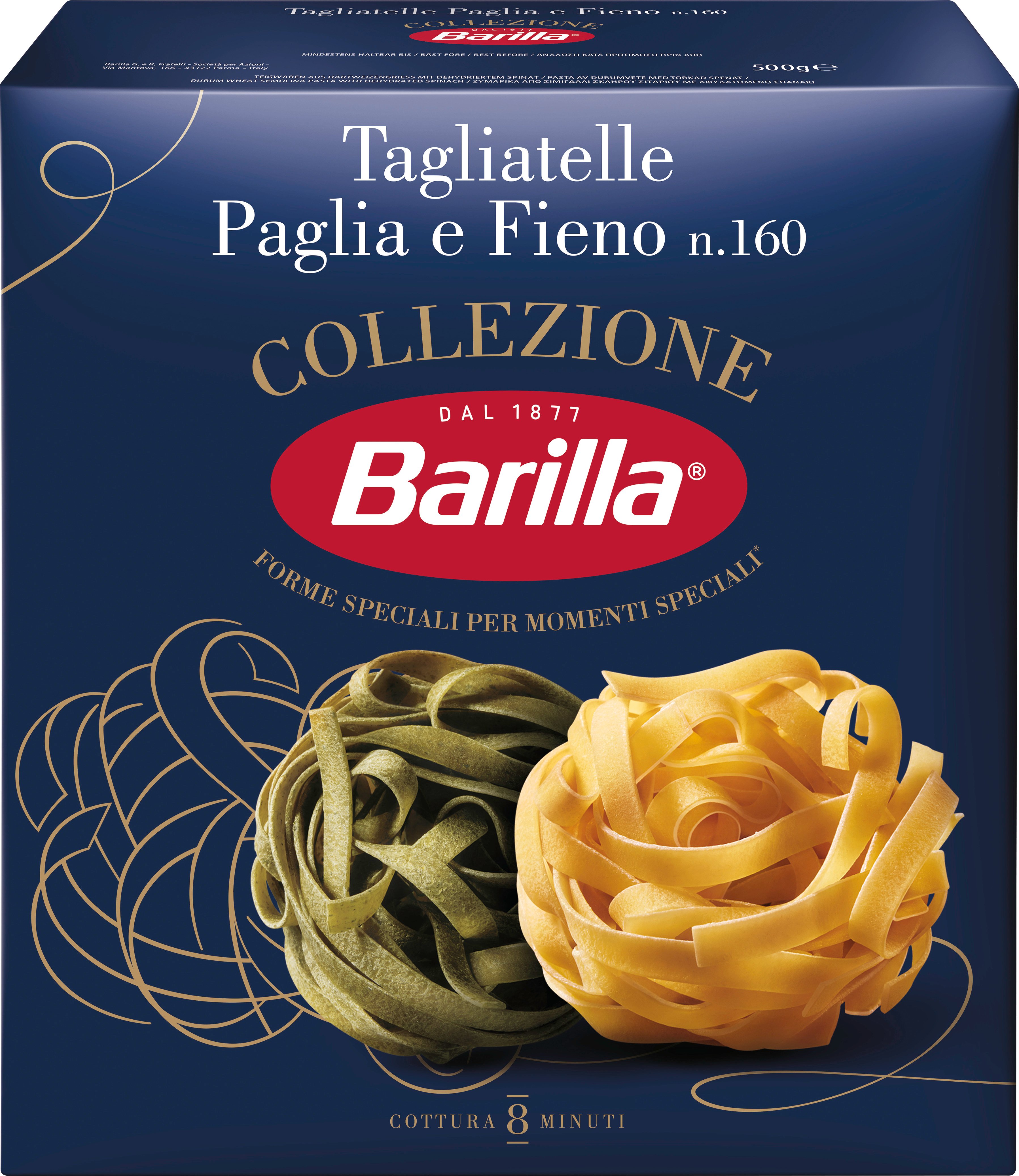 Barilla Collezione Tagliatelle Gelb/Grün