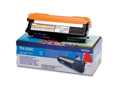 Brother TN328C - Cyan - original - tonerpatron - for Brother DCP-9270CDN, HL-4570CDW, HL-4570CDWT, MFC-9970CDW