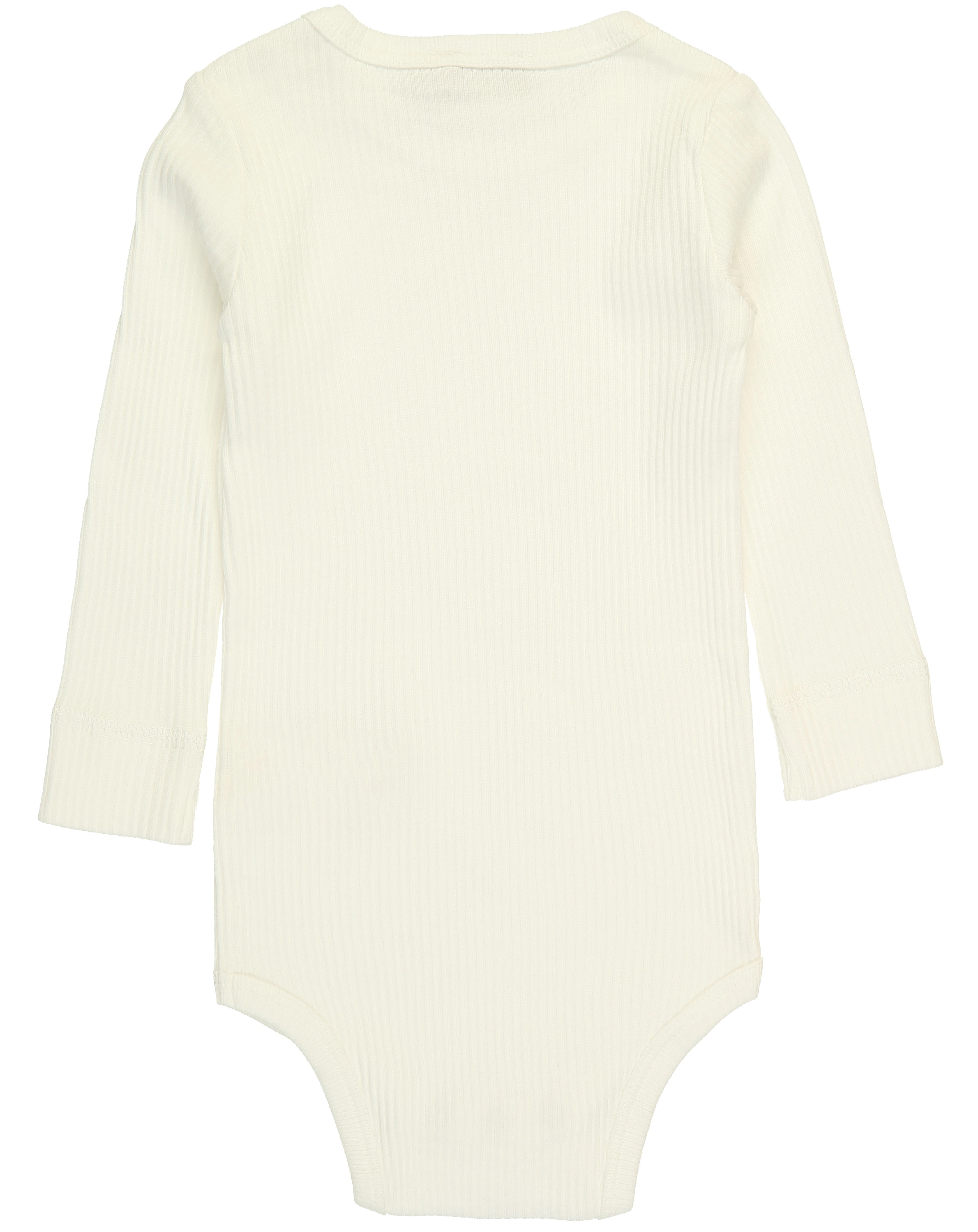 Langarmbody PLAIN in gentle white