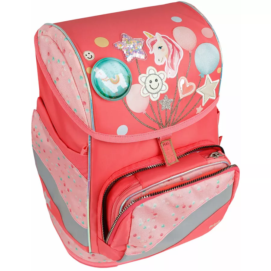Belmil Schulranzen Premium Smarty Plus Set 5-teilig Rose Quartz