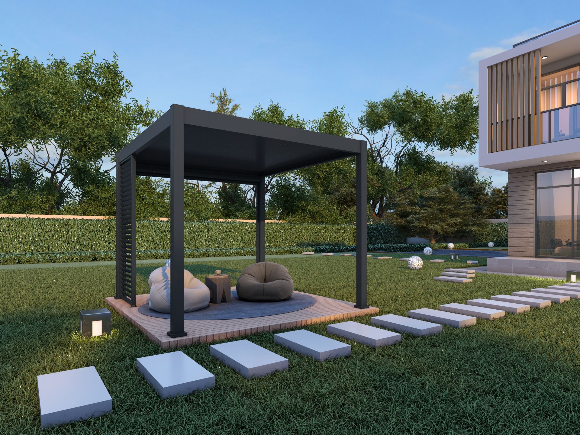 Orion Comfort 300 x 300 cm terrasoverkapping - Anthracite