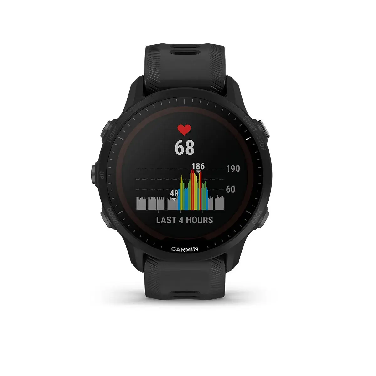 Garmin Forerunner 955 Solar Sporthorloge Zwart