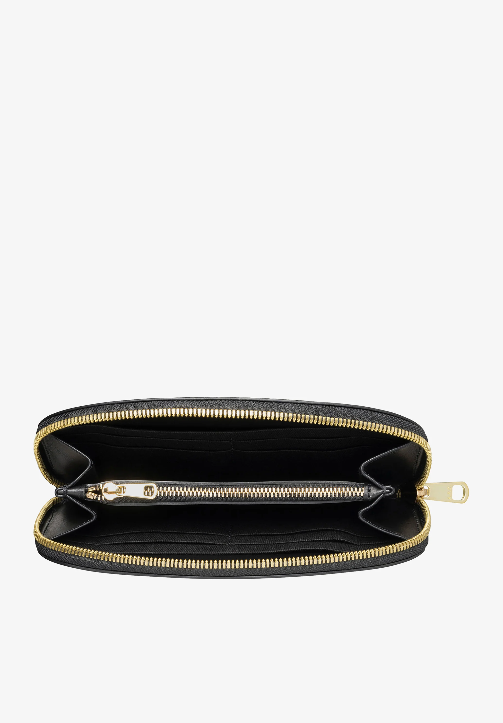 Portefeuille Demi-Lune - Noir
