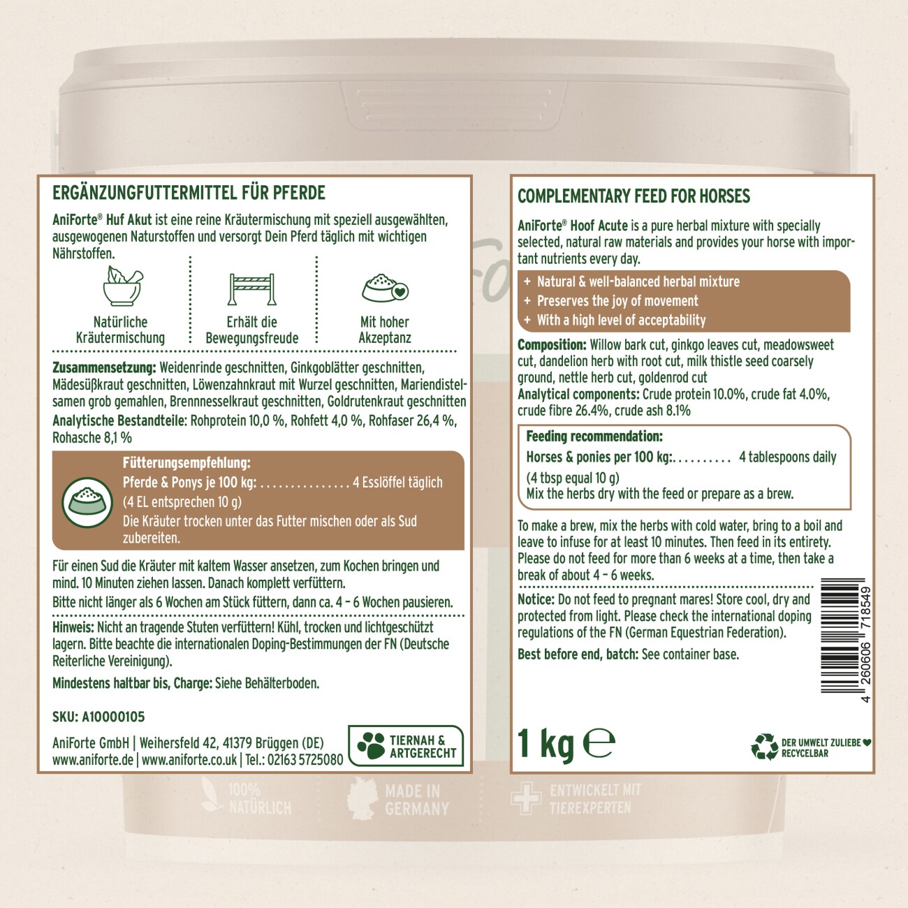 AniForte Huf Akut 1 kg