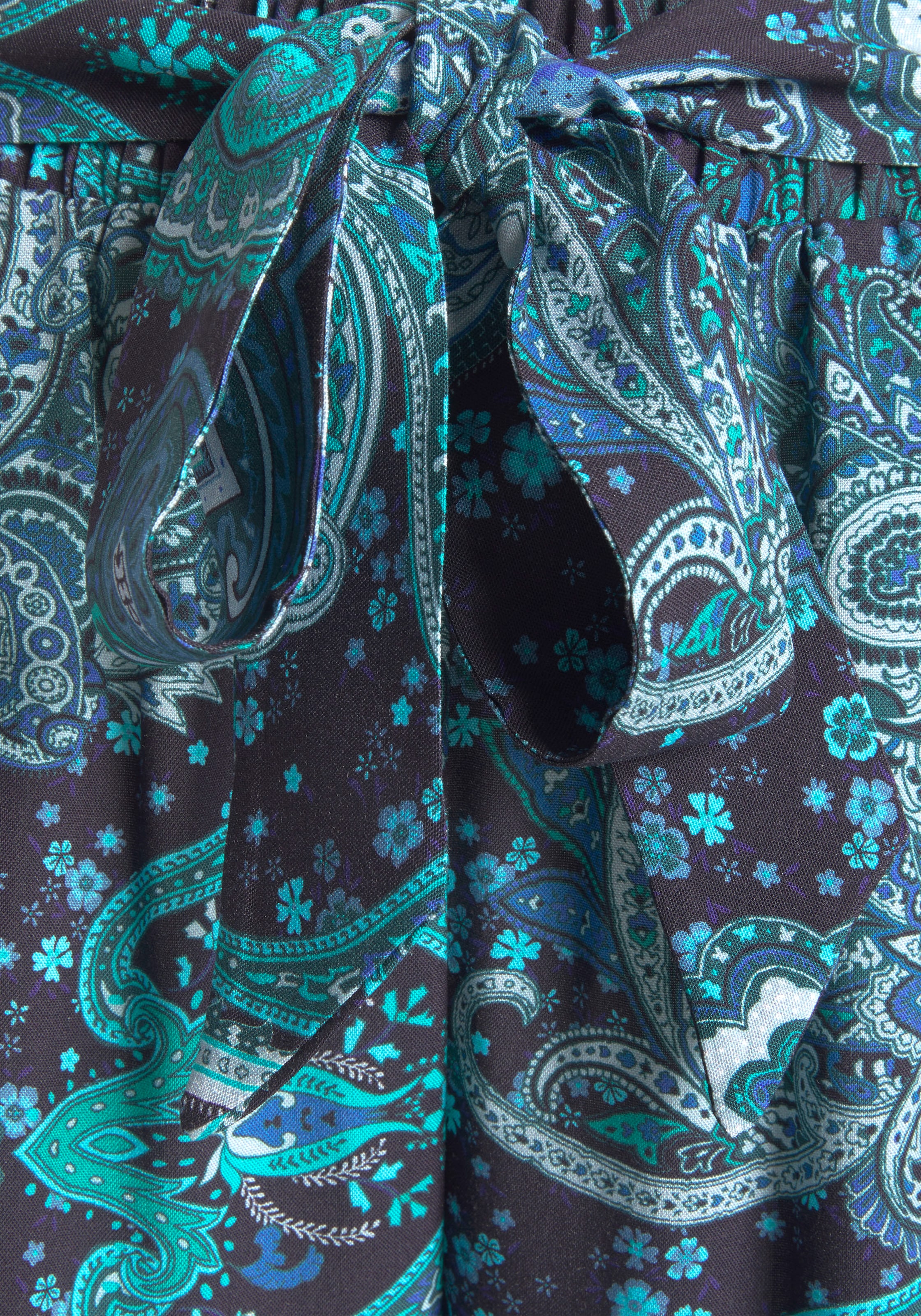 Vivance Palazzohose  und Paisleyprint, elastischer Bund, Schlupfhose, Stoffhose