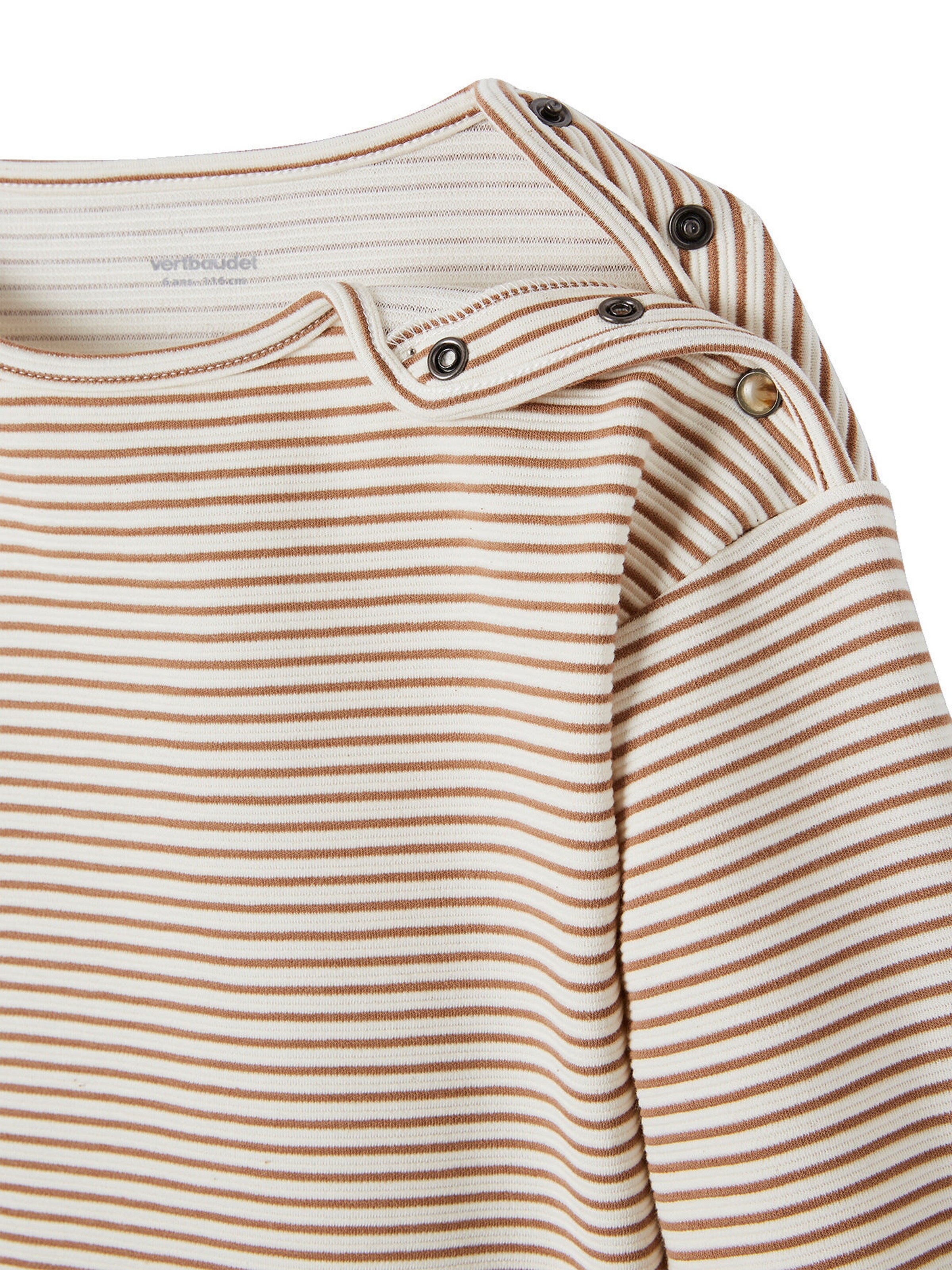 Vertbaudet Mädchen Ringelshirt weiß gestreift