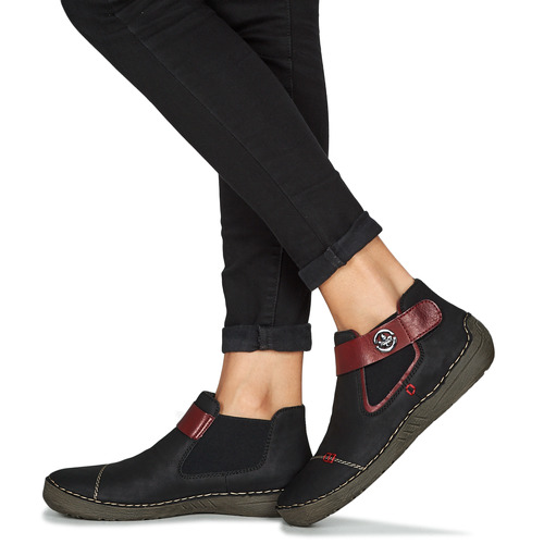 Rieker - 52578-00 - Noir / Bordeaux