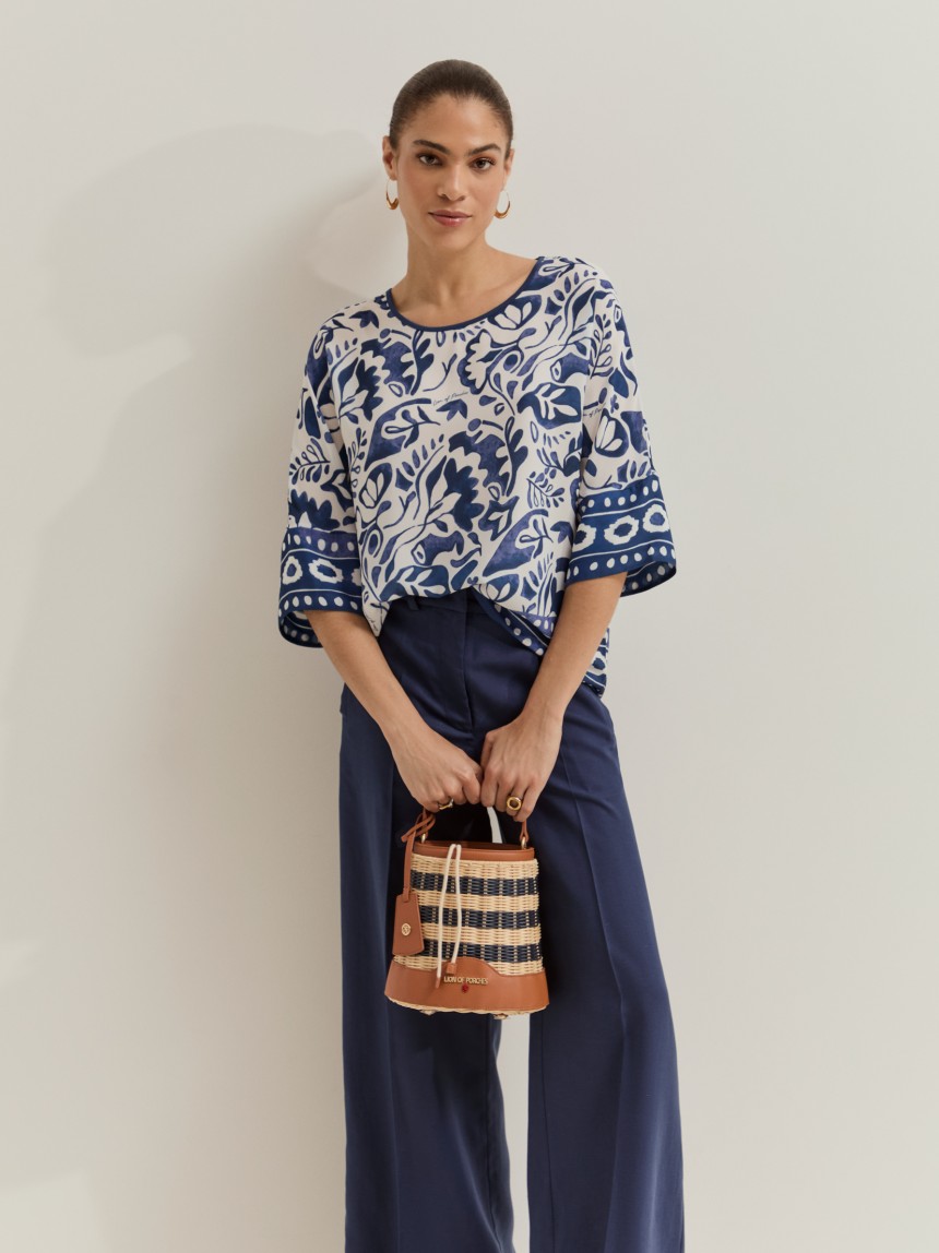 Blusa com estampado