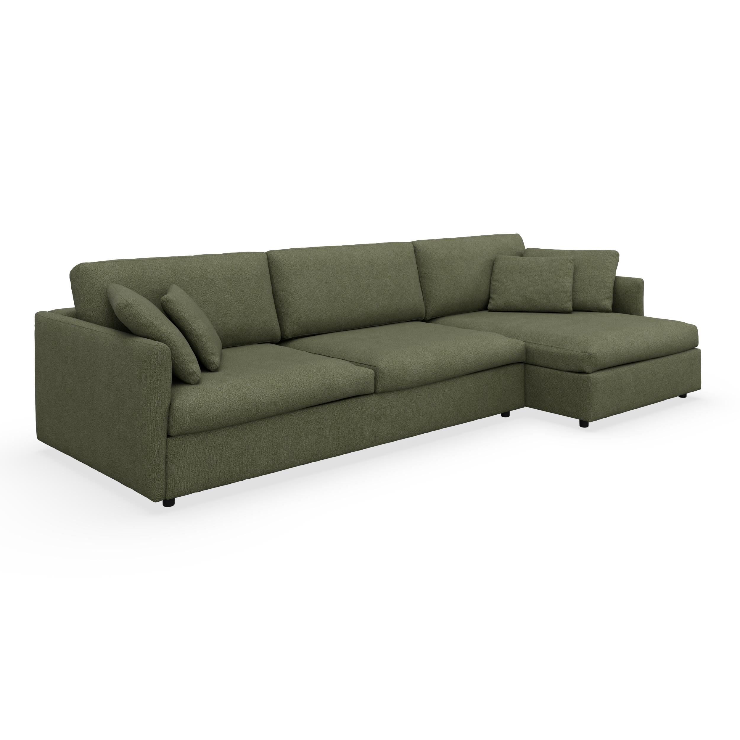 Angolo højrevendt sofa med chaiselong