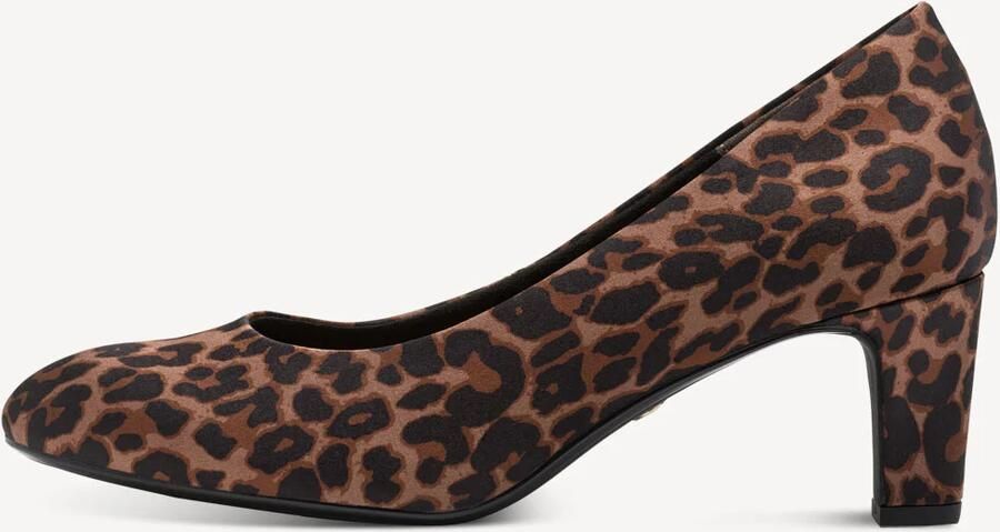 Tamaris damespumps 1-22418-41-3A0 Vrouwenschoenen veganistisch Textiel luipaard