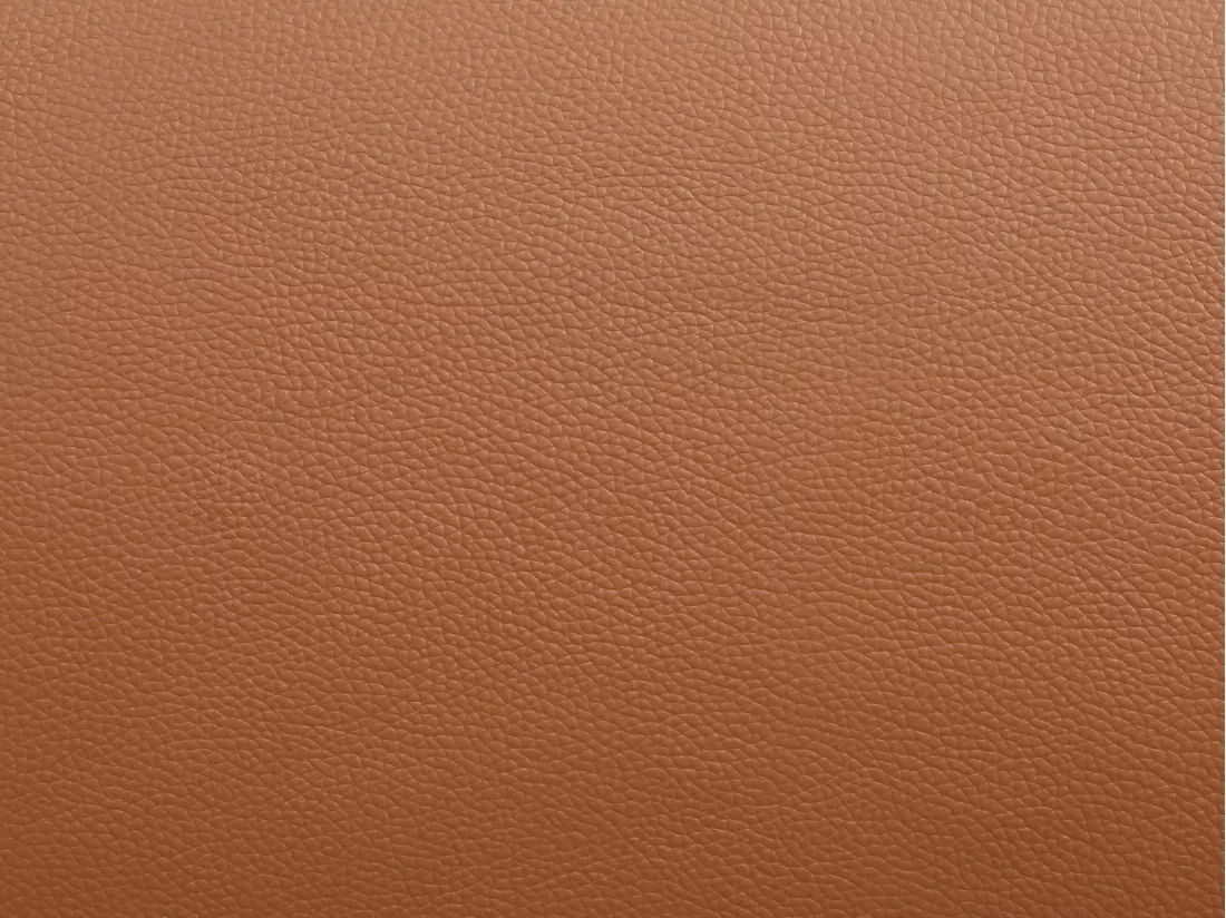 Fauteuil en cuir de buffle camel DINNIA