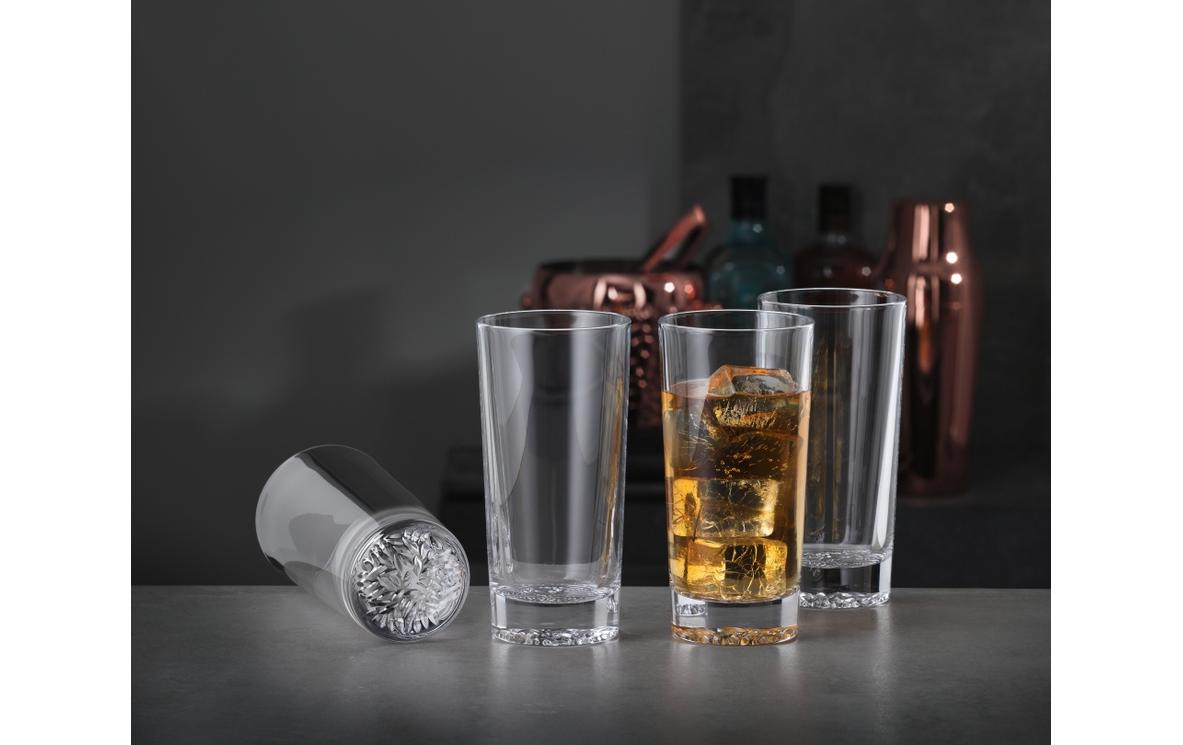 Longdrinkglas Lounge 2.0 305 ml, 4 Stück, TransparentSet aus 4 Highball-Gläsern