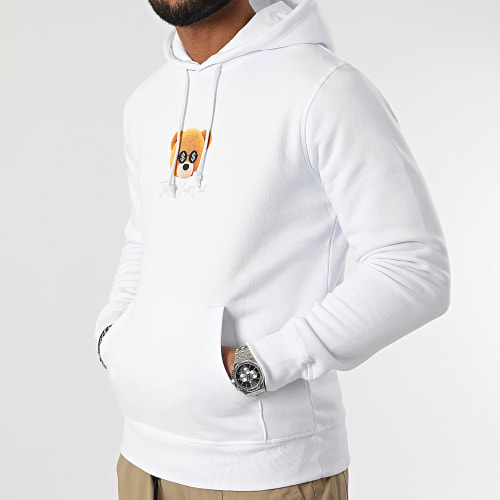 Sweat Capuche Cash Is King Blanc