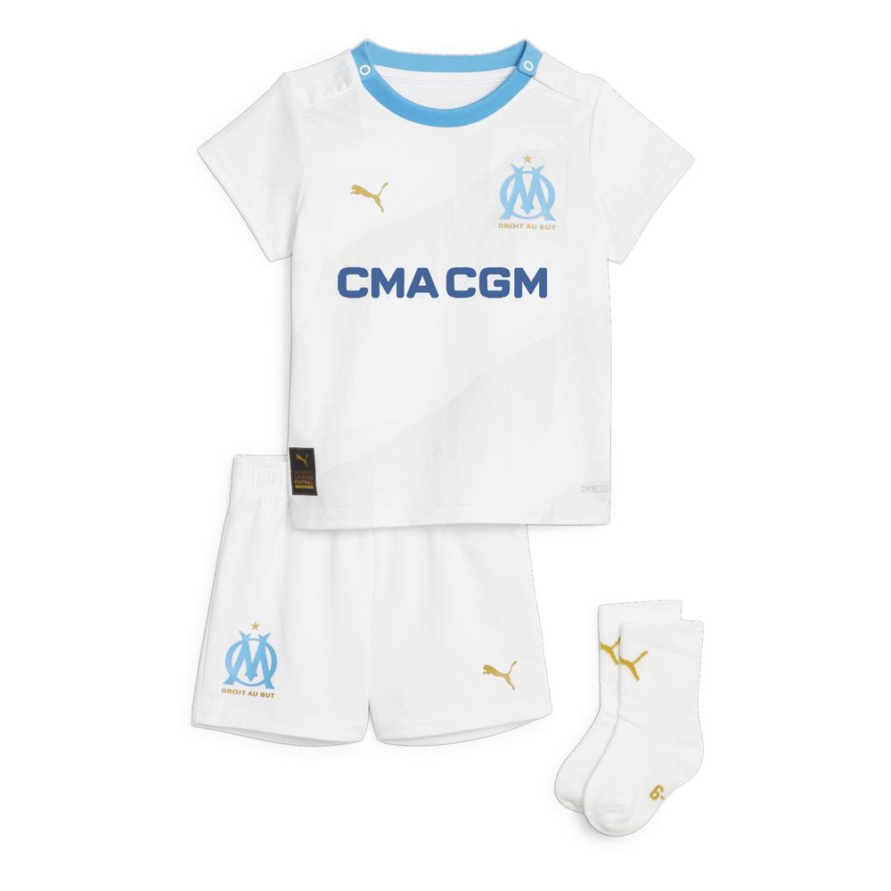 Puma OM Mini-Kit Domicile Blanc Garçon Puma 2023/2024