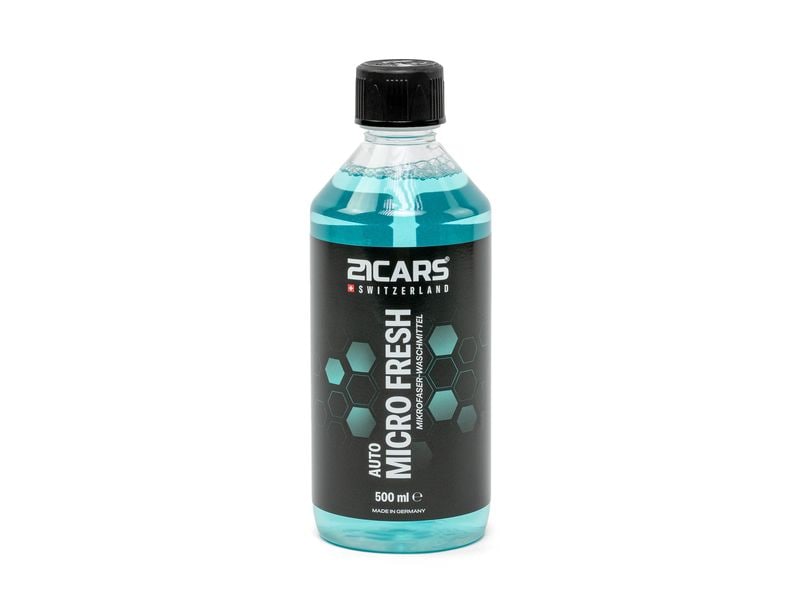 21CARS Microfaser Waschmittel 500 ml Micro Fresh Effektive Reinigung ohne Schädigung